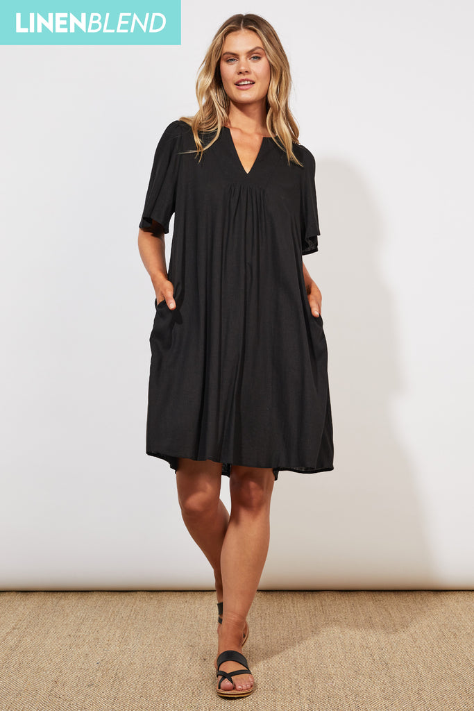 Tanna Dress - Jet - The Haven Co