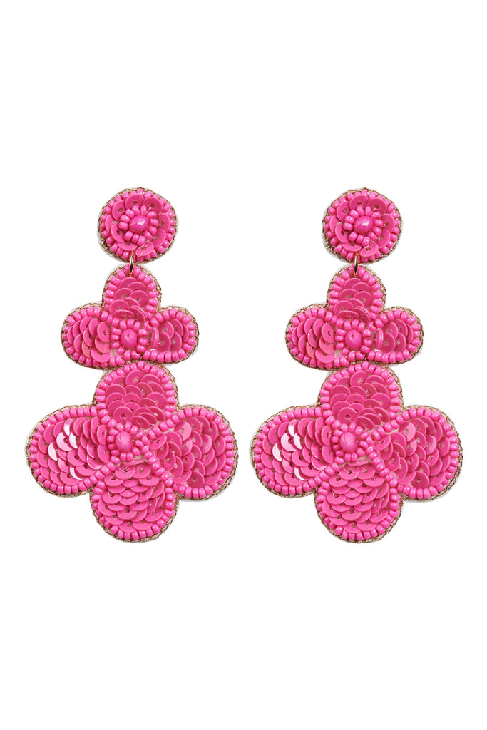 Cayman Flora Earring - Neon - The Haven Co