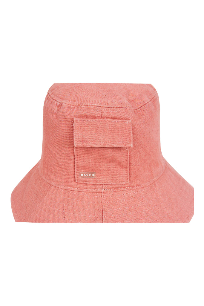 Cayman Bucket Hat - Coral - The Haven Co