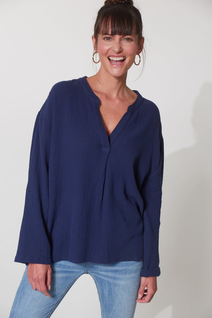 Skye Top - Midnight - The Haven Co