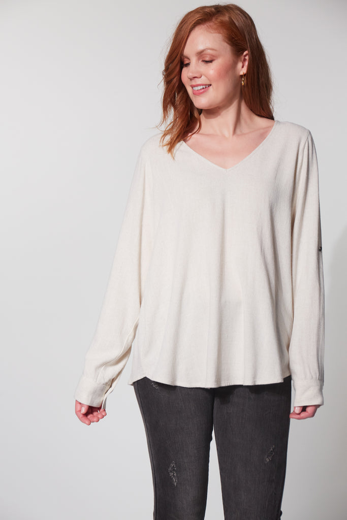 Lauder Top - Flax - The Haven Co