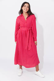 Casablanca Dress - Chilli/Pink