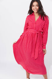 Casablanca Dress - Chilli/Pink