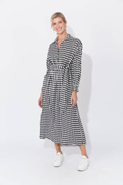 Casablanca Dress - White/Kohl