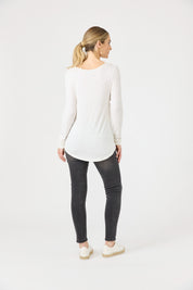 Basic Long Sleeve - White