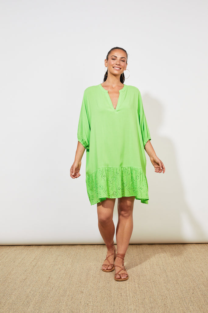 Naxos Relax Top/Dress - Limeade - The Haven Co