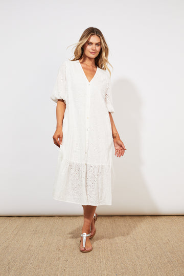 Naxos Dress - Coconut - The Haven Co