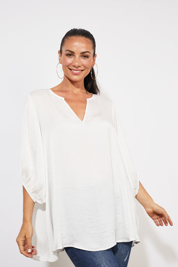 Barbados Relax Top - Coconut - The Haven Co