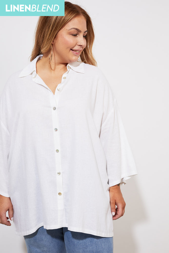 Tanna Shirt - Coconut - The Haven Co