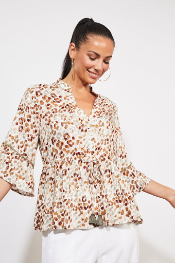 Lamu Tie Top - Savanna Sage - The Haven Co