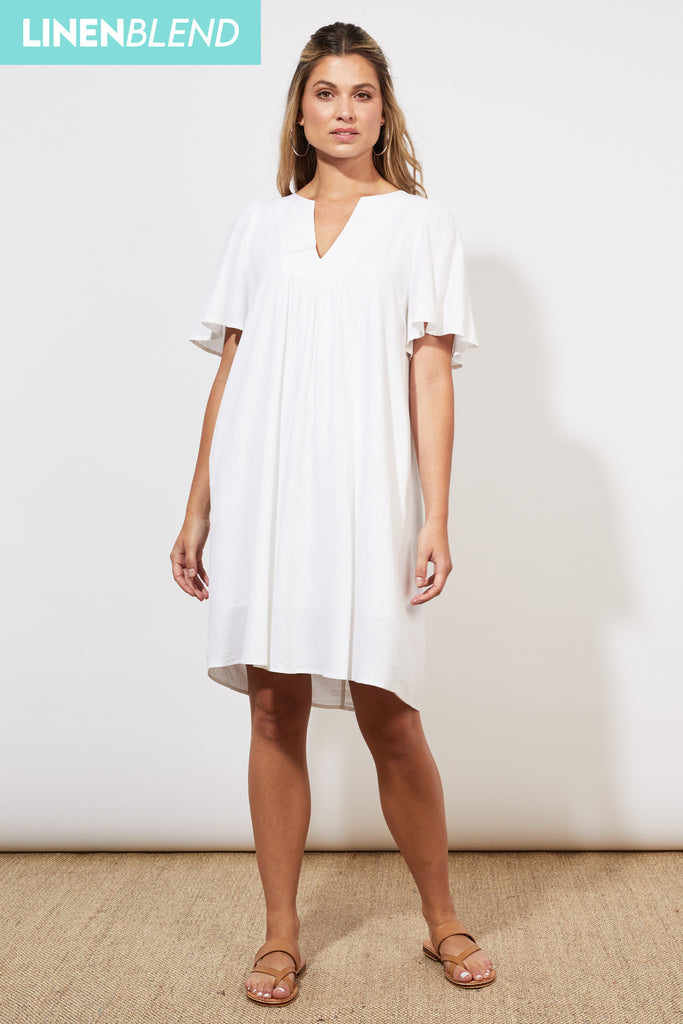 Tanna Dress - Coconut - The Haven Co