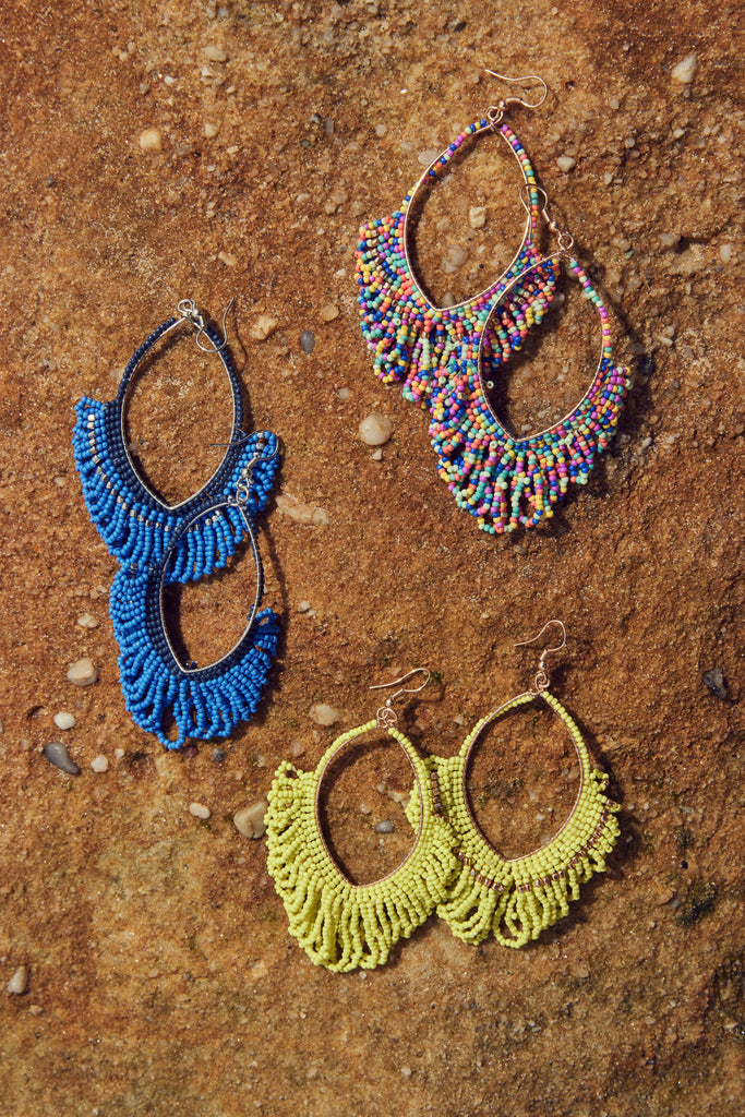 Tropic Drop Earring - Citrus - The Haven Co