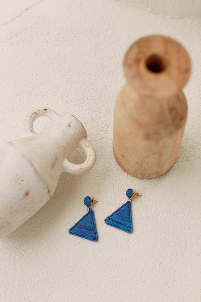 Oahu Earring - Cobalt - The Haven Co