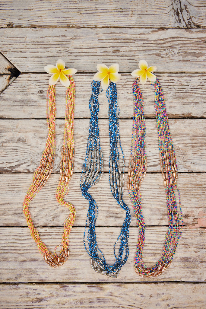 Tropicana Necklace - Citrus - The Haven Co