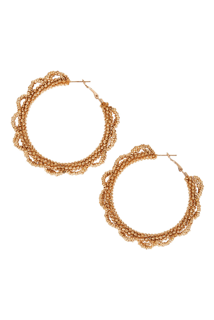 Cayman Hoop Earring - Gold - The Haven Co