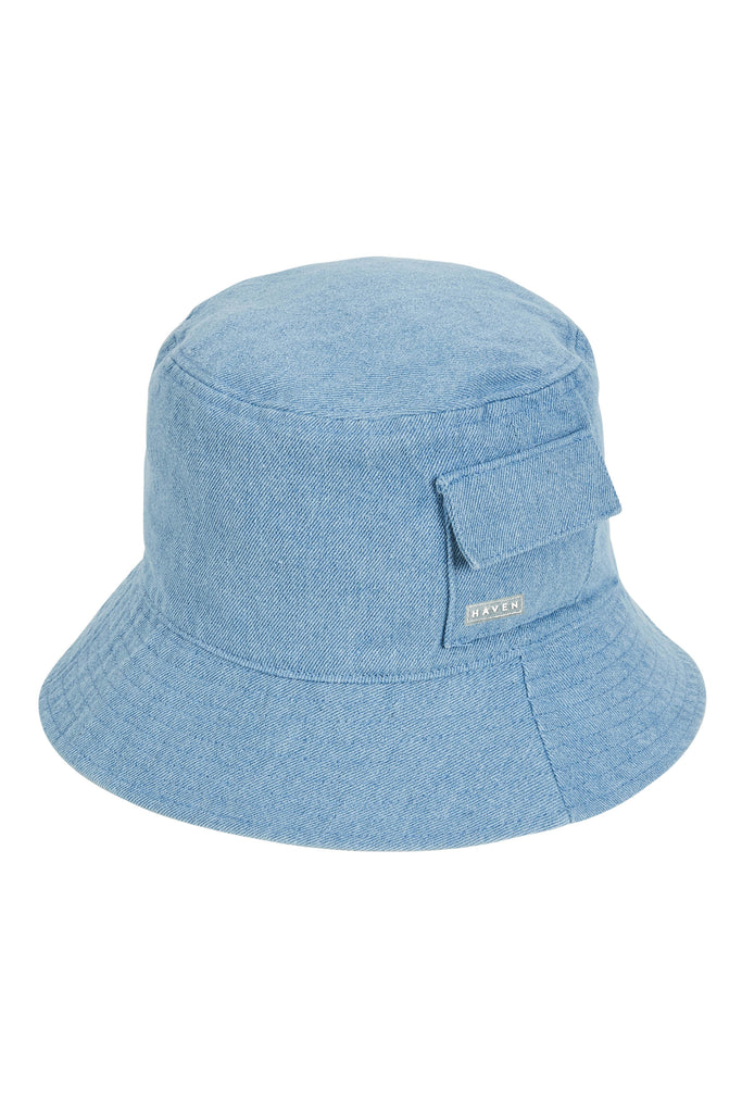 Cayman Bucket Hat - Denim - The Haven Co