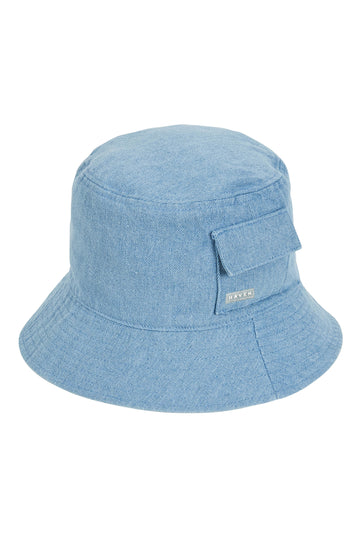 Cayman Bucket Hat - Denim - The Haven Co