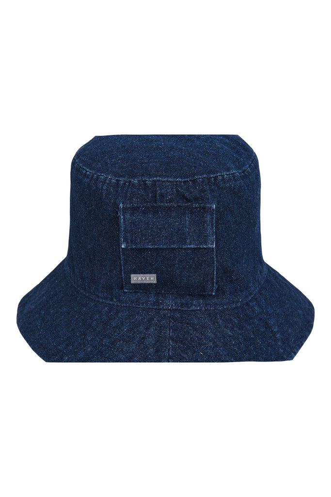 Cayman Bucket Hat - Dark Denim - The Haven Co