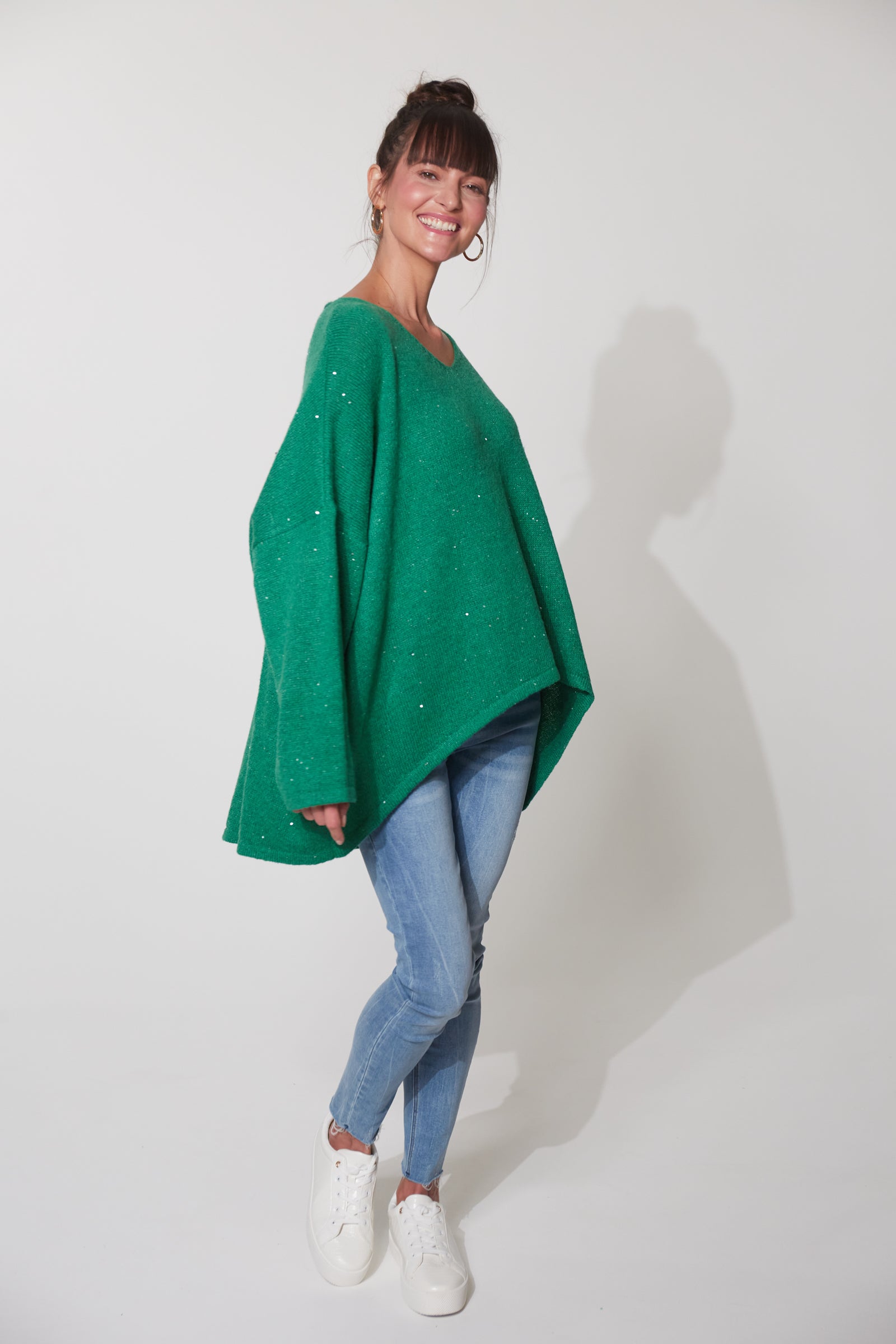 Abisko Jumper - Emerald - The Haven Co