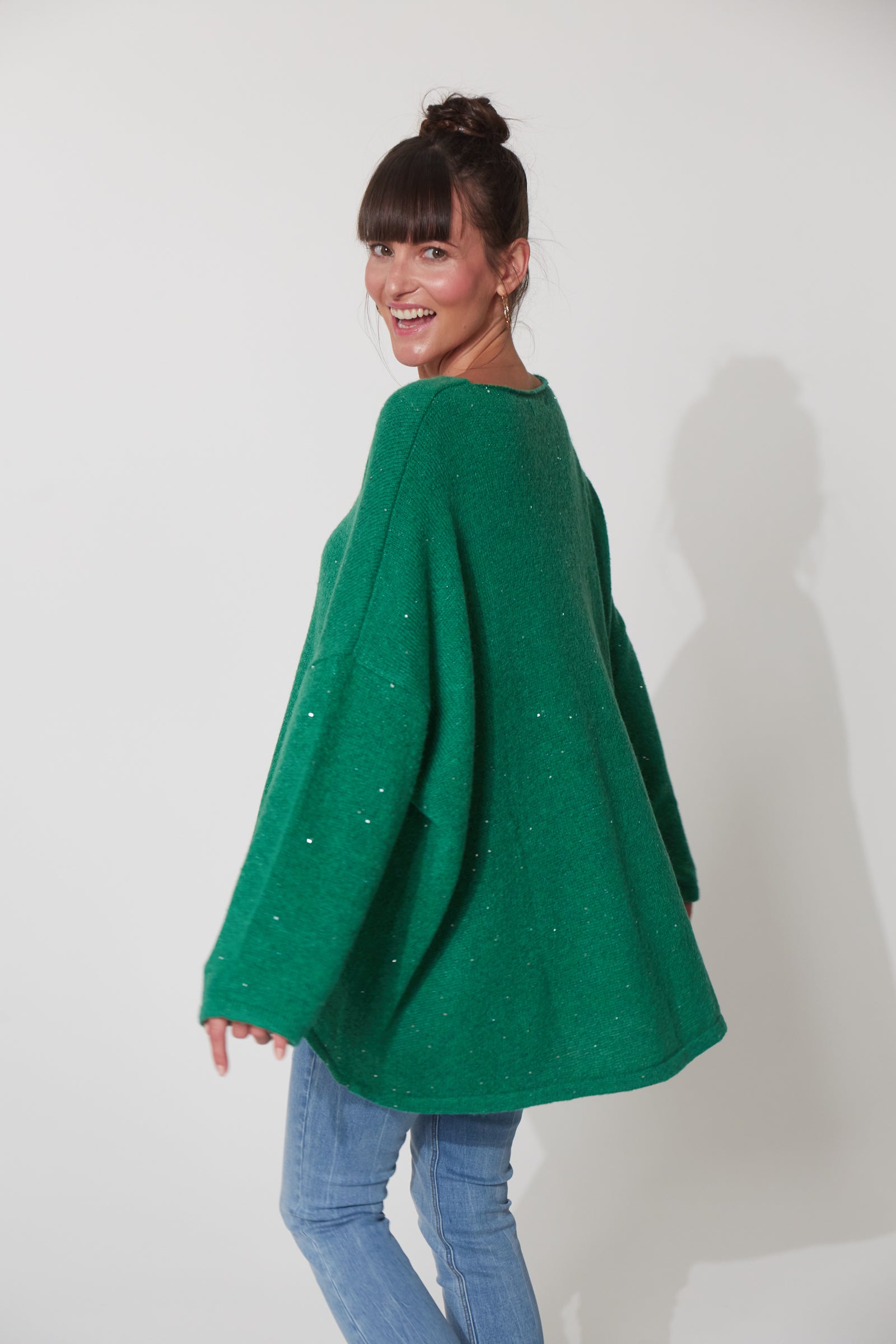 Abisko Jumper - Emerald - The Haven Co