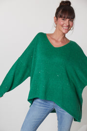 Abisko Jumper - Emerald - The Haven Co