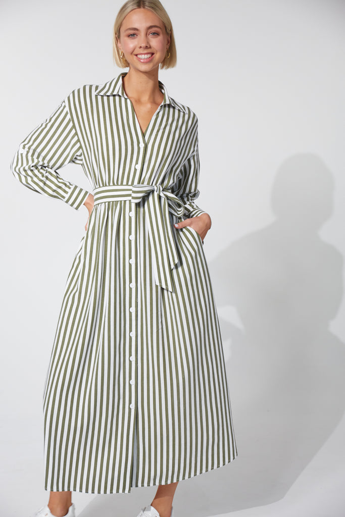 Montell Shirt Maxi - Fern - The Haven Co