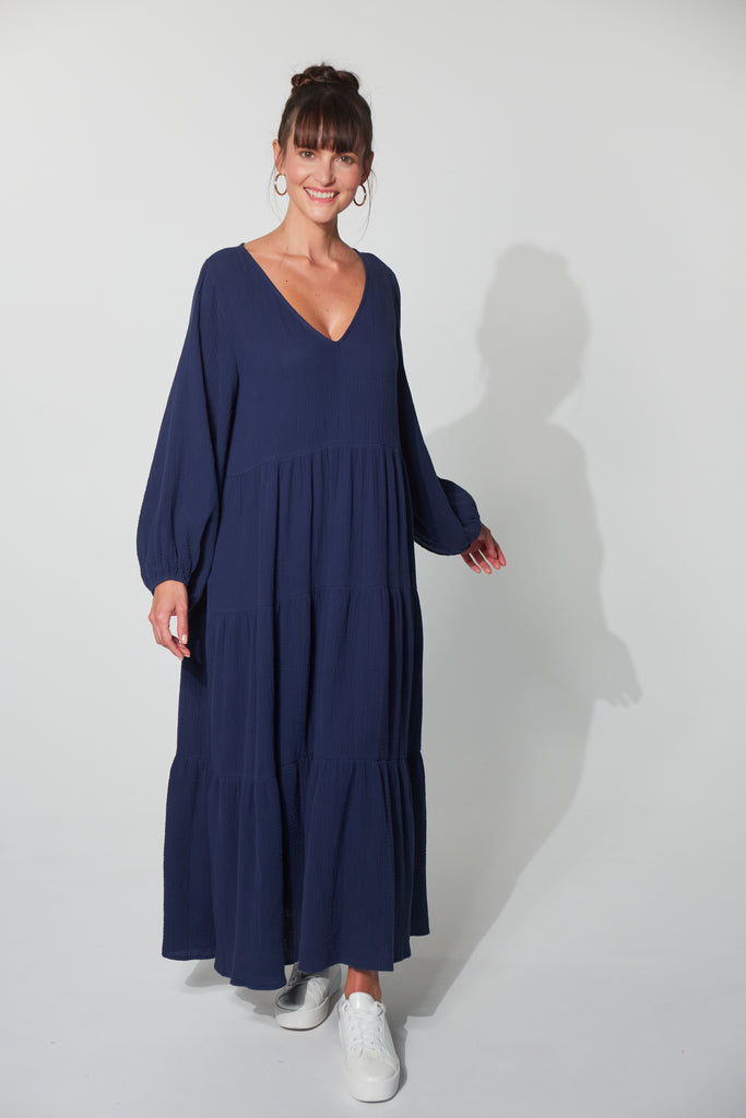 Skye Maxi Dress - Midnight - The Haven Co
