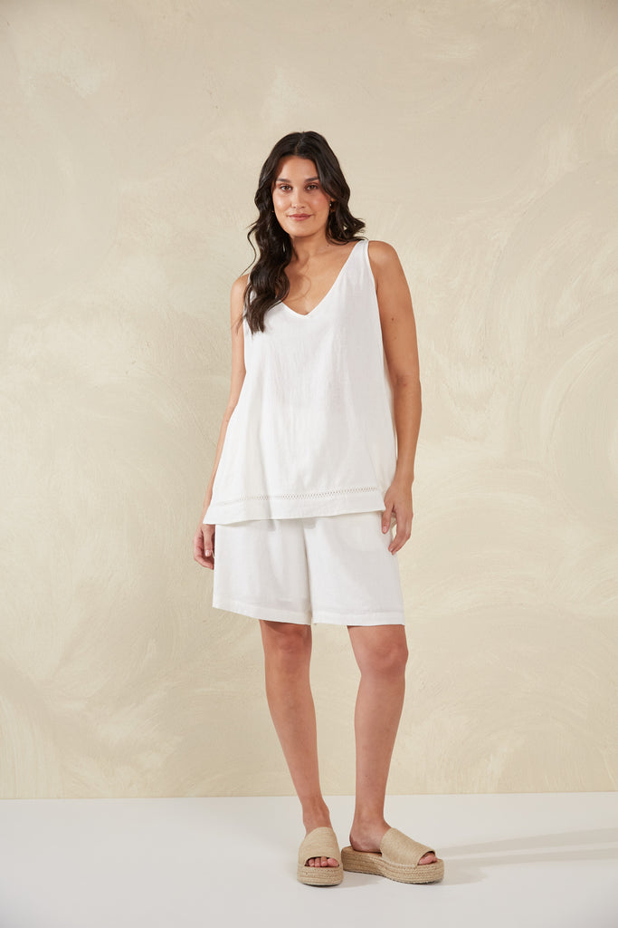 Sardinia Tank - Bianco - The Haven Co