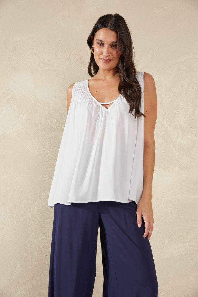 Lipari Tank - Bianco - The Haven Co