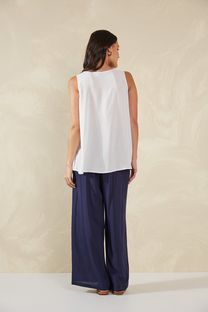 Lipari Tank - Bianco - The Haven Co