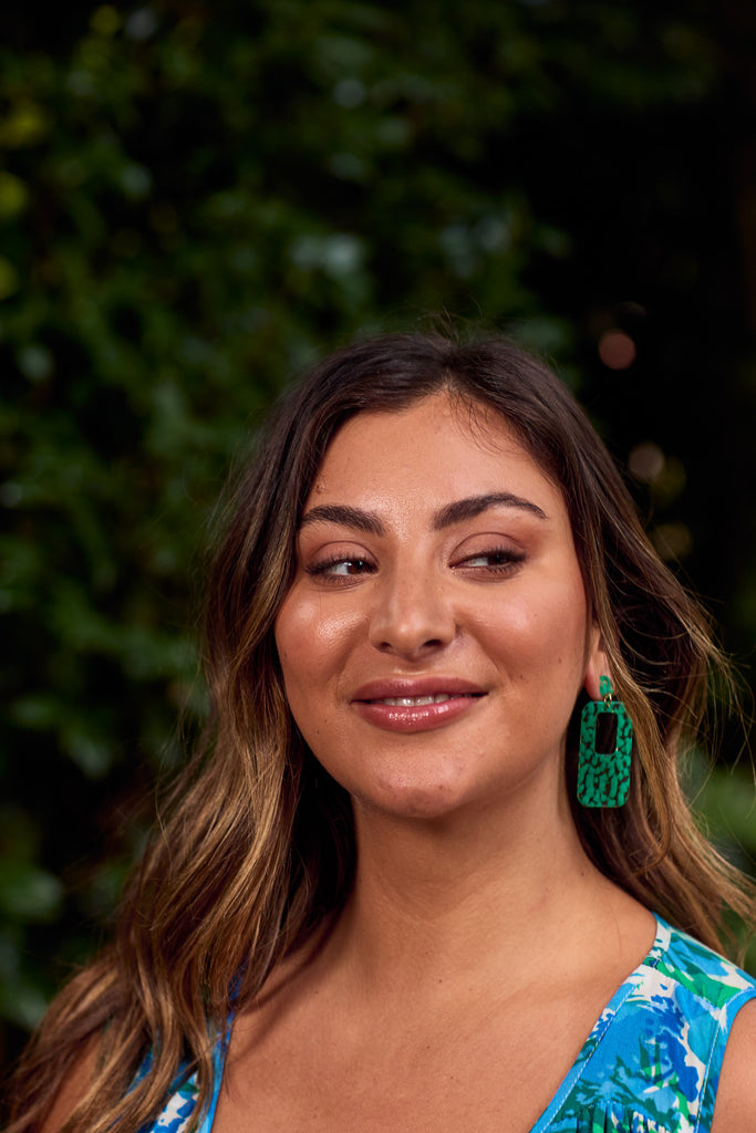 Isola Drop Earring - Verde - The Haven Co