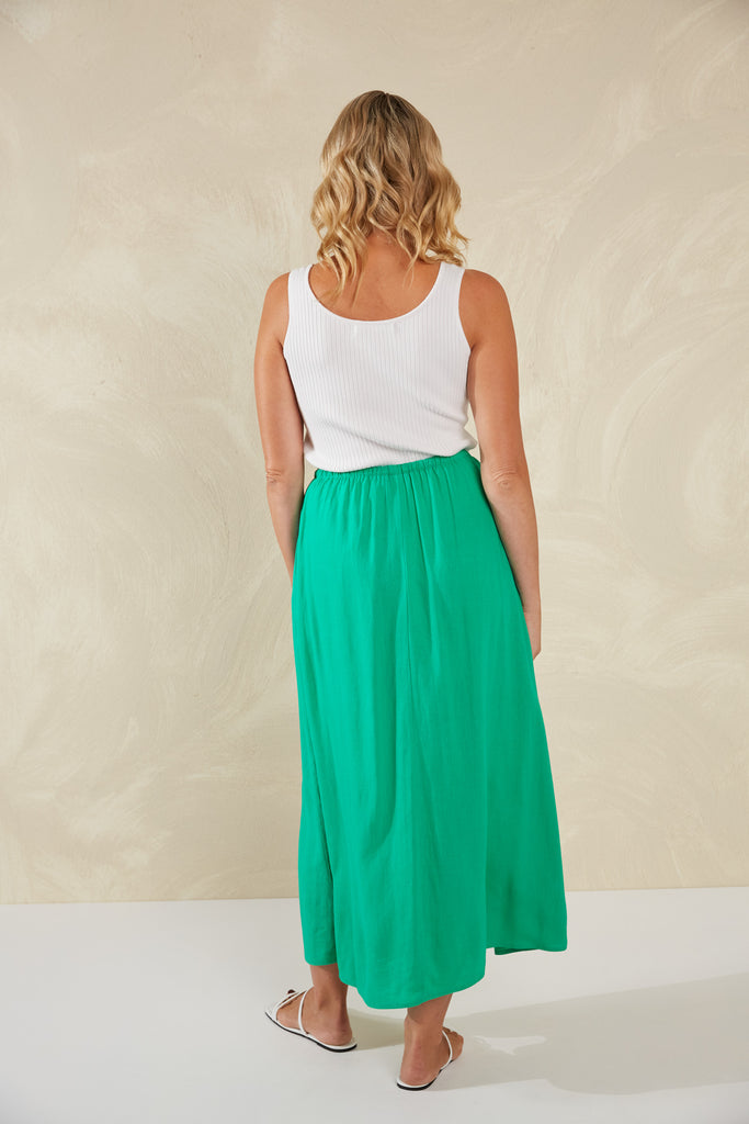 Sardinia Skirt - Verde - The Haven Co
