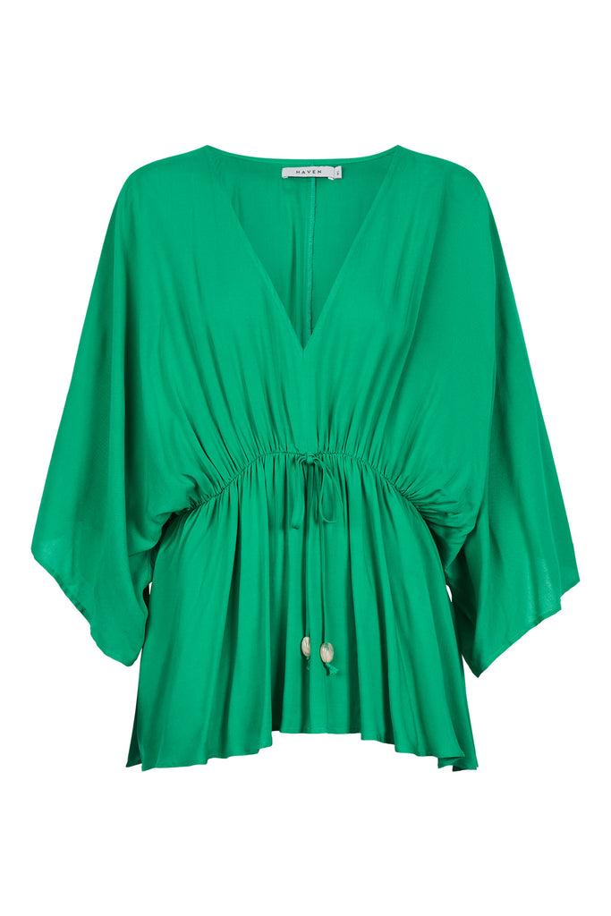 Lipari Tie Top - Verde - The Haven Co