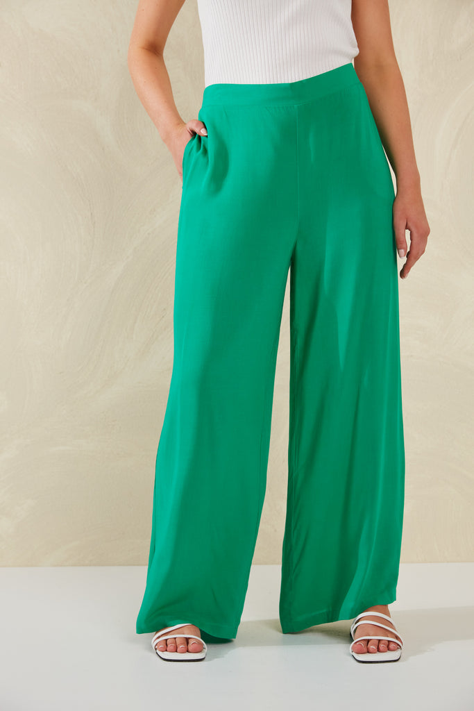 Lipari Pant - Verde - The Haven Co