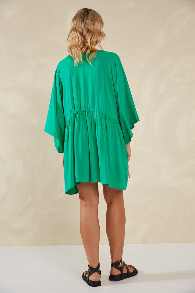 Lipari Relaxed Dress - Verde - The Haven Co