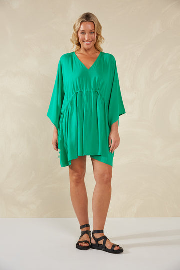 Lipari Relaxed Dress - Verde - The Haven Co