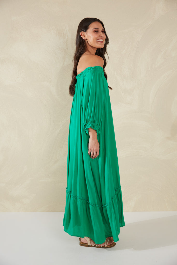 Lipari Dress - Verde - The Haven Co