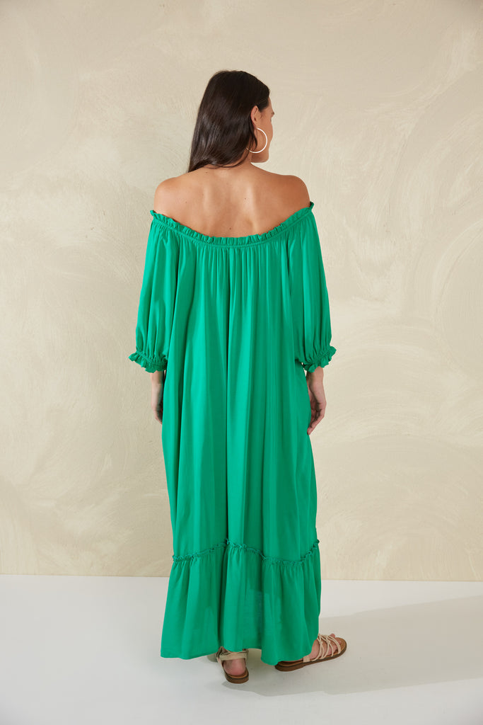 Lipari Dress - Verde - The Haven Co
