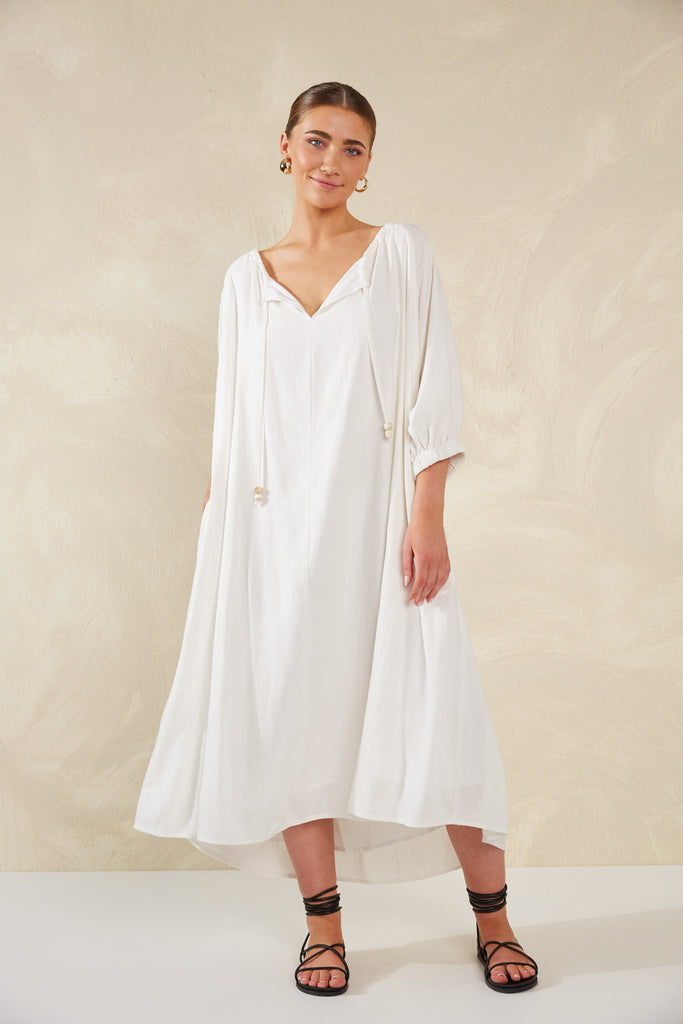 Sardinia Relaxed Maxi - Bianco - The Haven Co