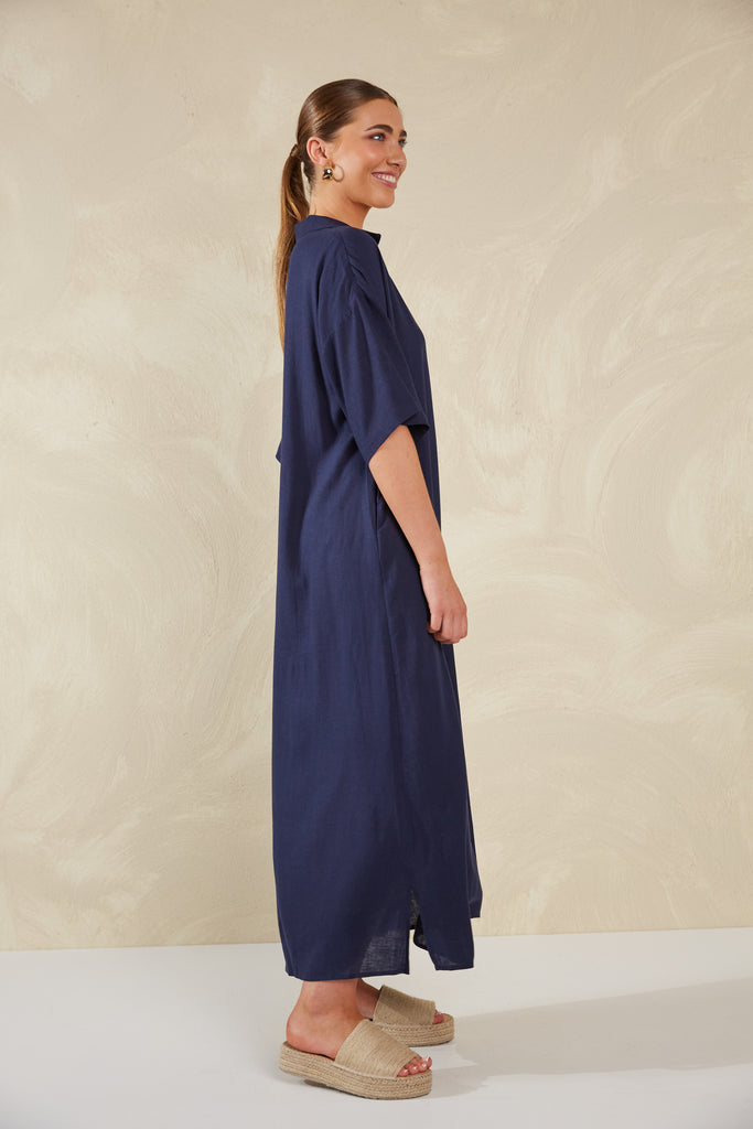 Sardinia Kaftan Dress - Riviera - The Haven Co