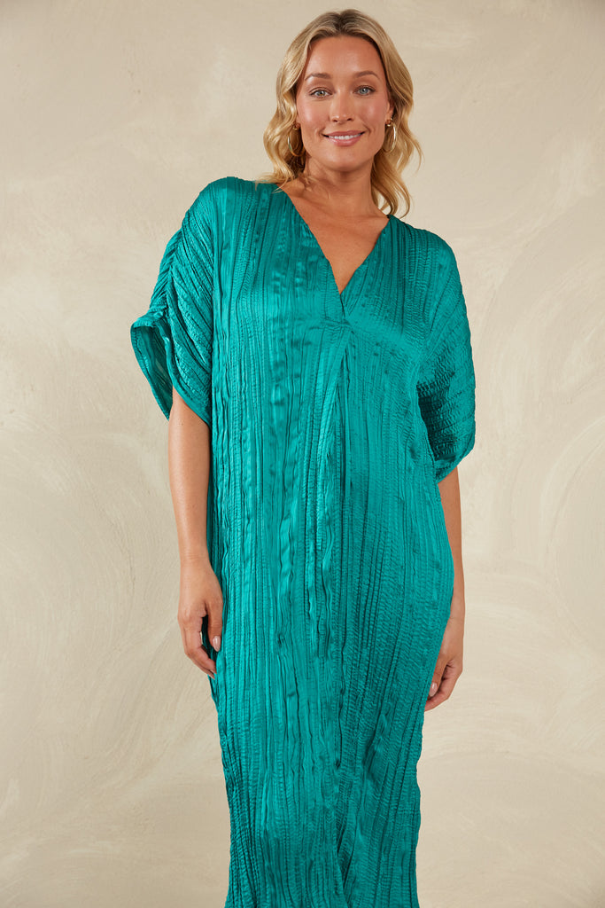 Verona Dress - Aqua - The Haven Co