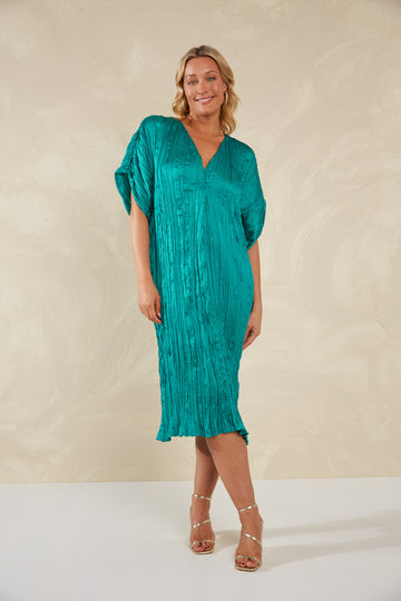 Verona Dress - Aqua - The Haven Co