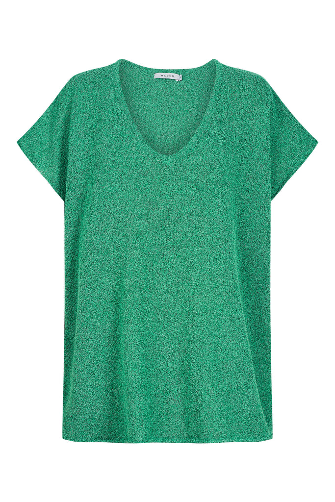 Como Knit Top - Aqua - The Haven Co