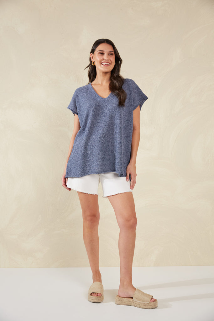 Como Knit Top - Riviera - The Haven Co