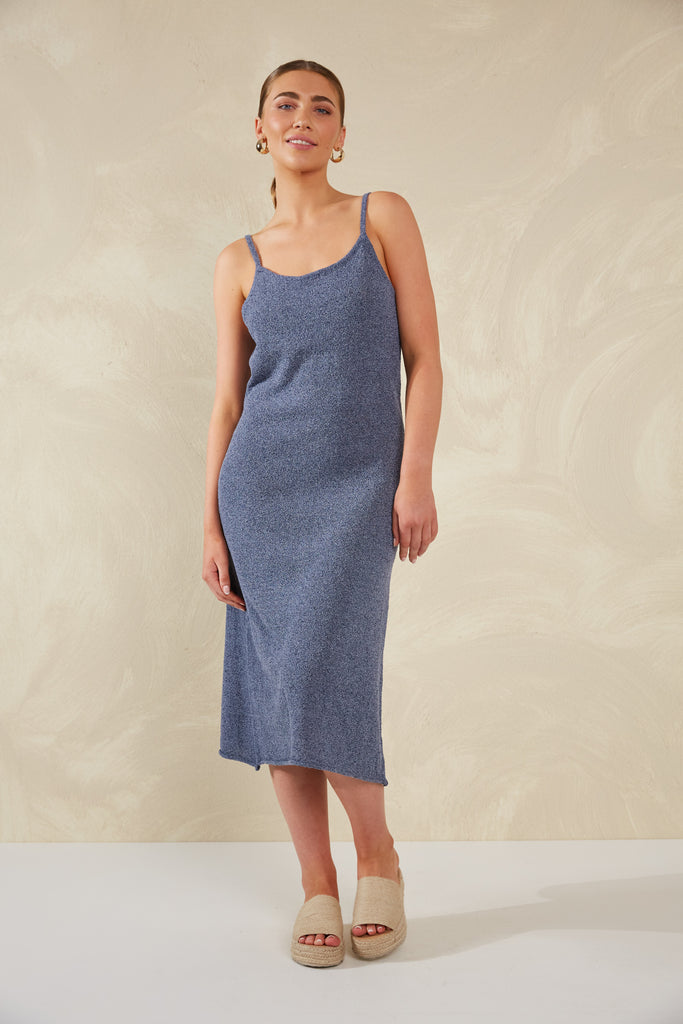 Como Knit Dress - Riviera - The Haven Co