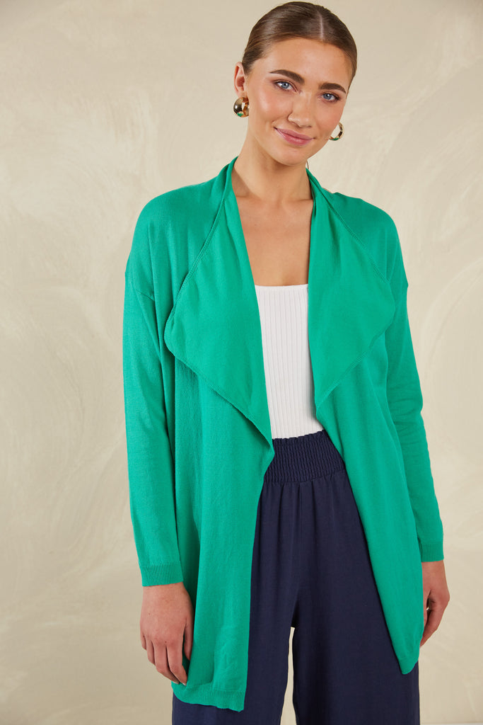 Sardinia Cardigan - Verde - The Haven Co