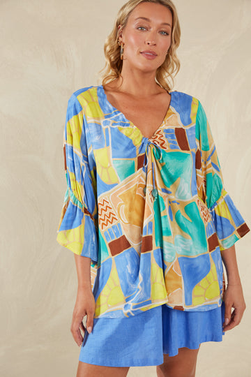 Palermo Ruched Top - Solare - The Haven Co