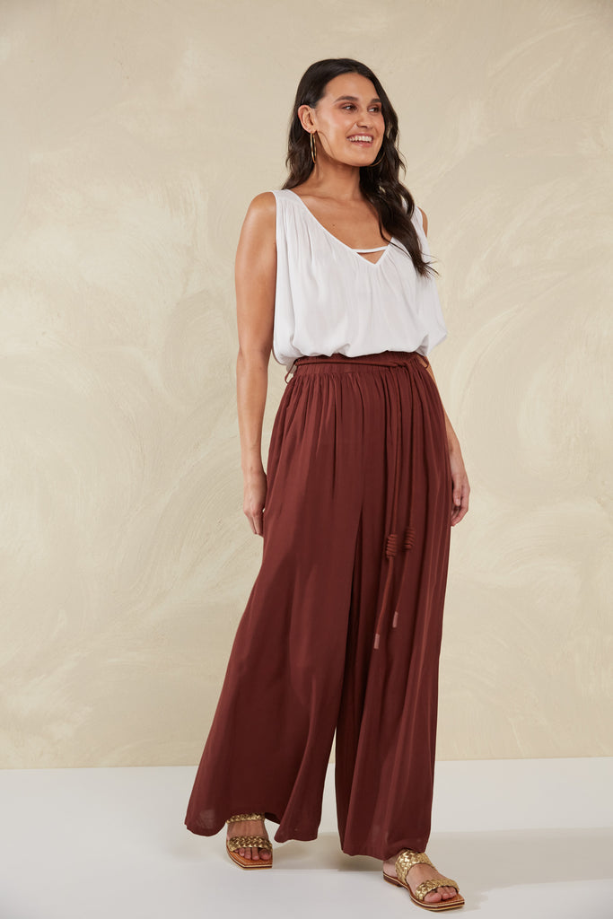 Palermo Pant - Espresso - The Haven Co