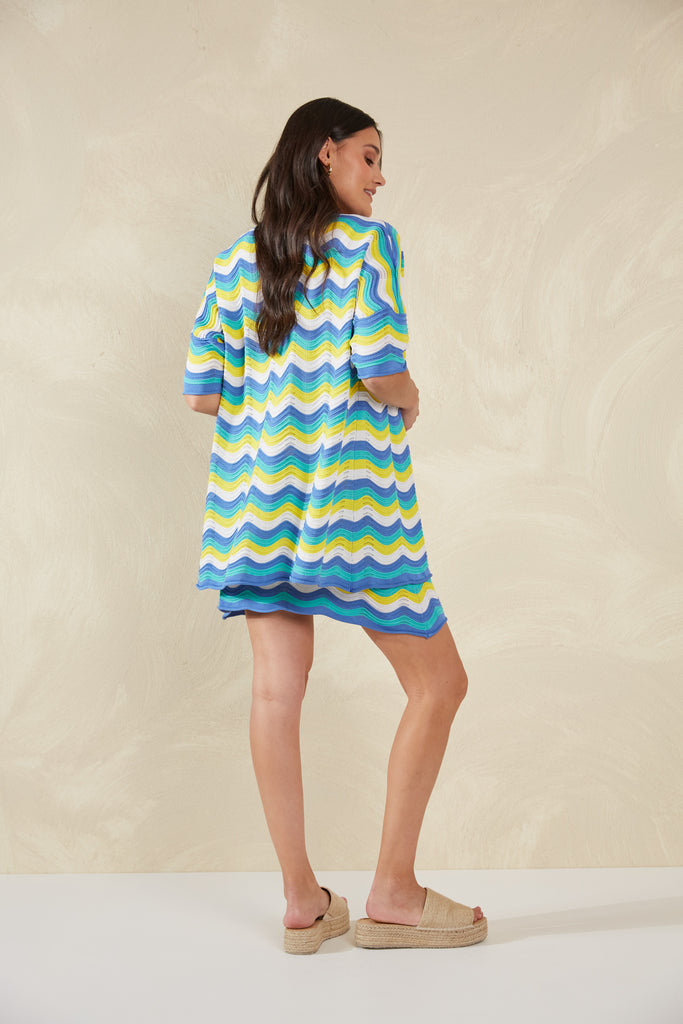 Amalfi Knit Shirt - Gelato - The Haven Co