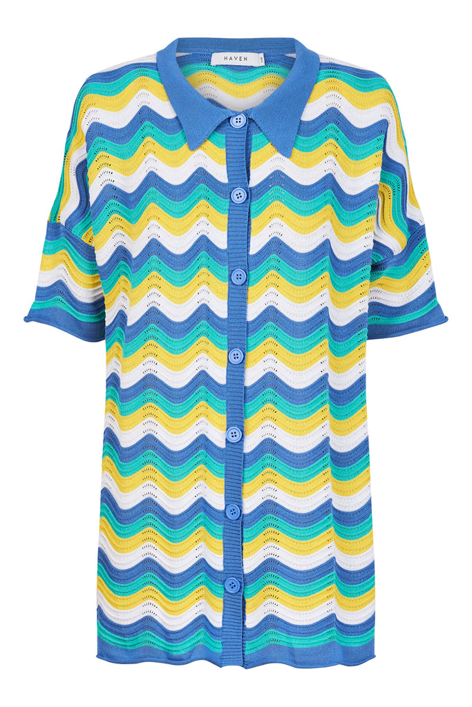 Amalfi Knit Shirt - Gelato - The Haven Co